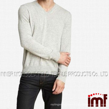 V Neck 100 Cashmere Sweaters Men Fashion